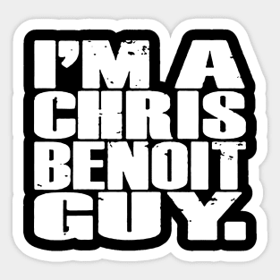 Chris benoit Journey Sticker